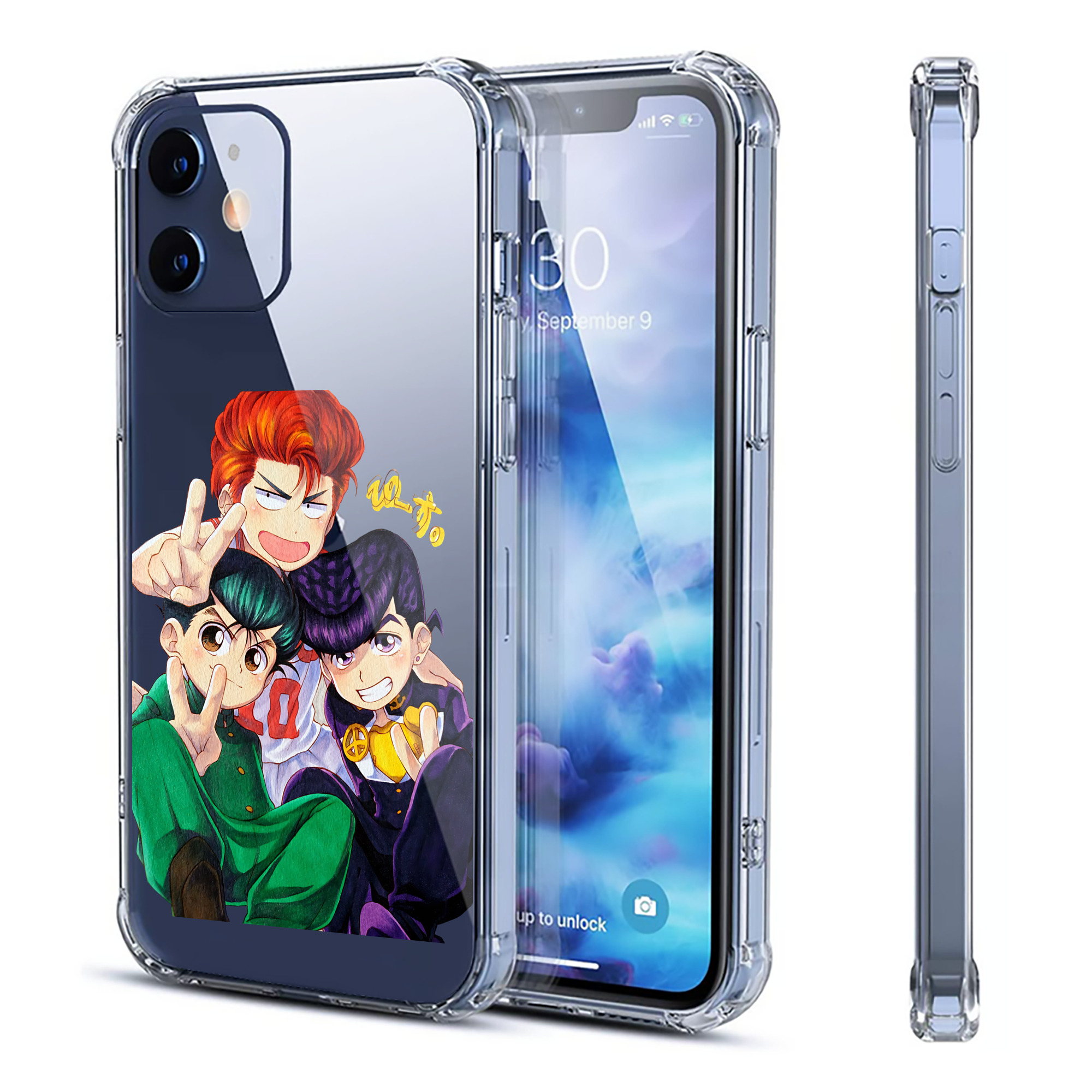 （画像用） SLAM DUNK／スラムダンク 【iPhone 12シリーズ対応】透明スマホケース（クリアソフトケース）